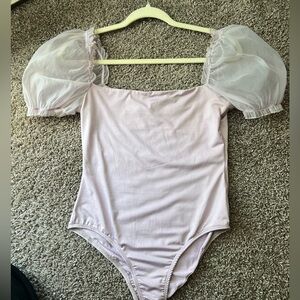 Princess Polly Lavender Puff Sleeve Bodysuit!